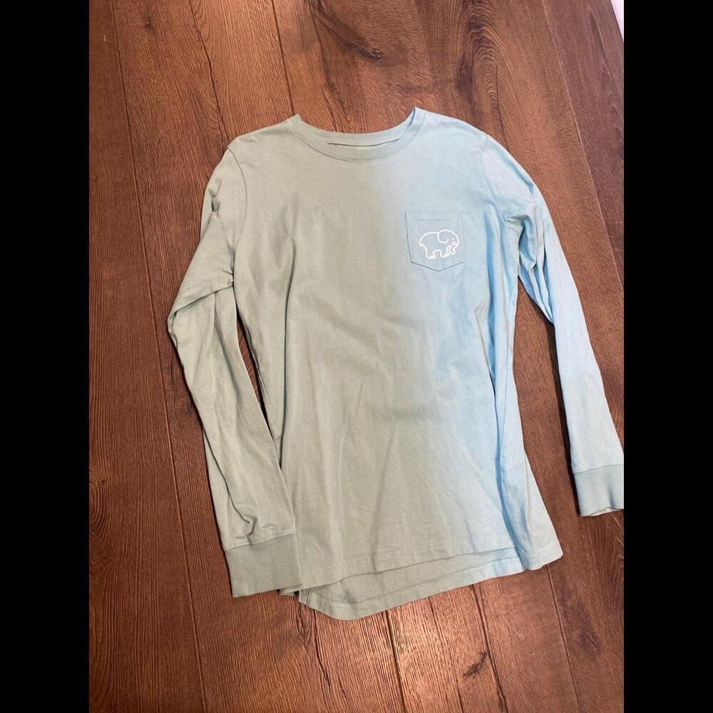 Shirt medium front pocket ivory ella long sleeve t-shirt - Picture 3 of 3